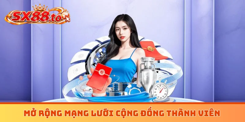 Mở rộng mạng lưới cộng đồng thành viên