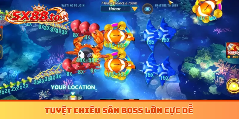 Tuyệt chiêu săn boss lớn cực dễ
